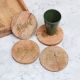 Beautiful Modern Brown Wooden Coasters - Pack of 4